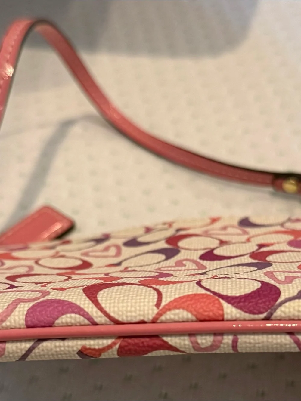 Coach NWT Daisy Scarf Print ID Skinny in SV/Multicolor + wristlet